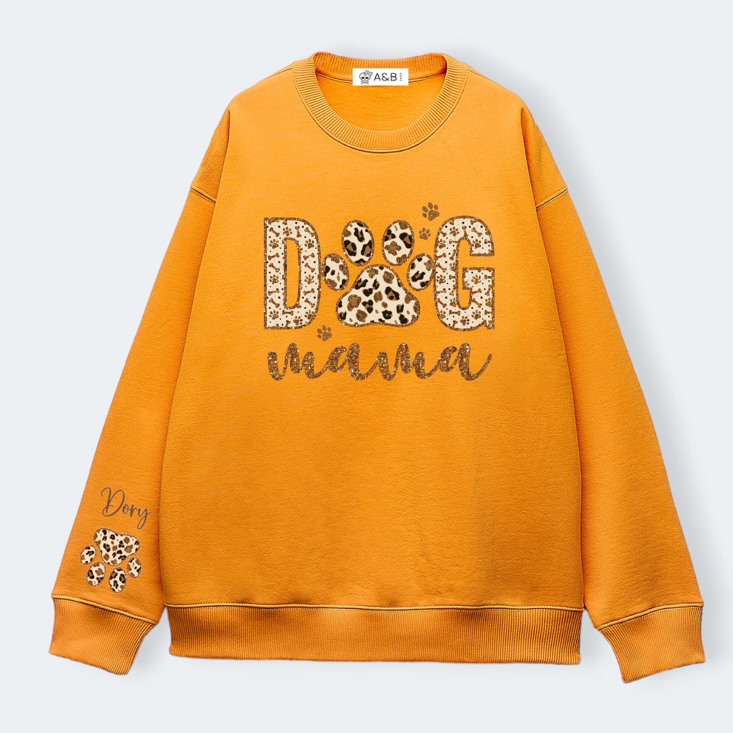 Sudadera Dog Mama Animal Print