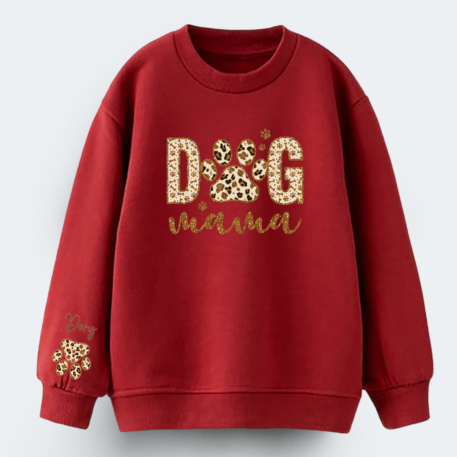 Sudadera Dog Mama Animal Print