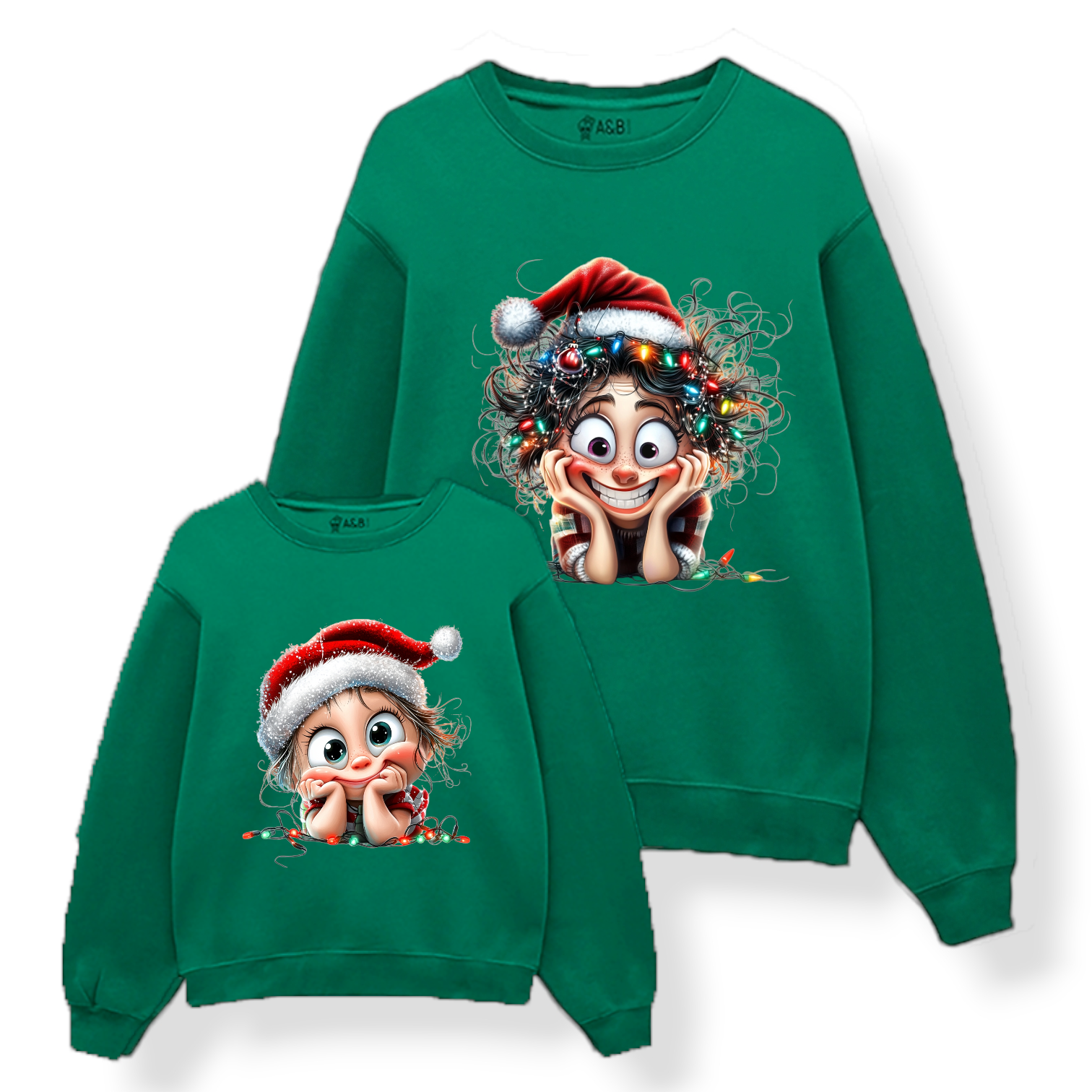 Minnie & Mickey -Zeichnungen Sweatshirt