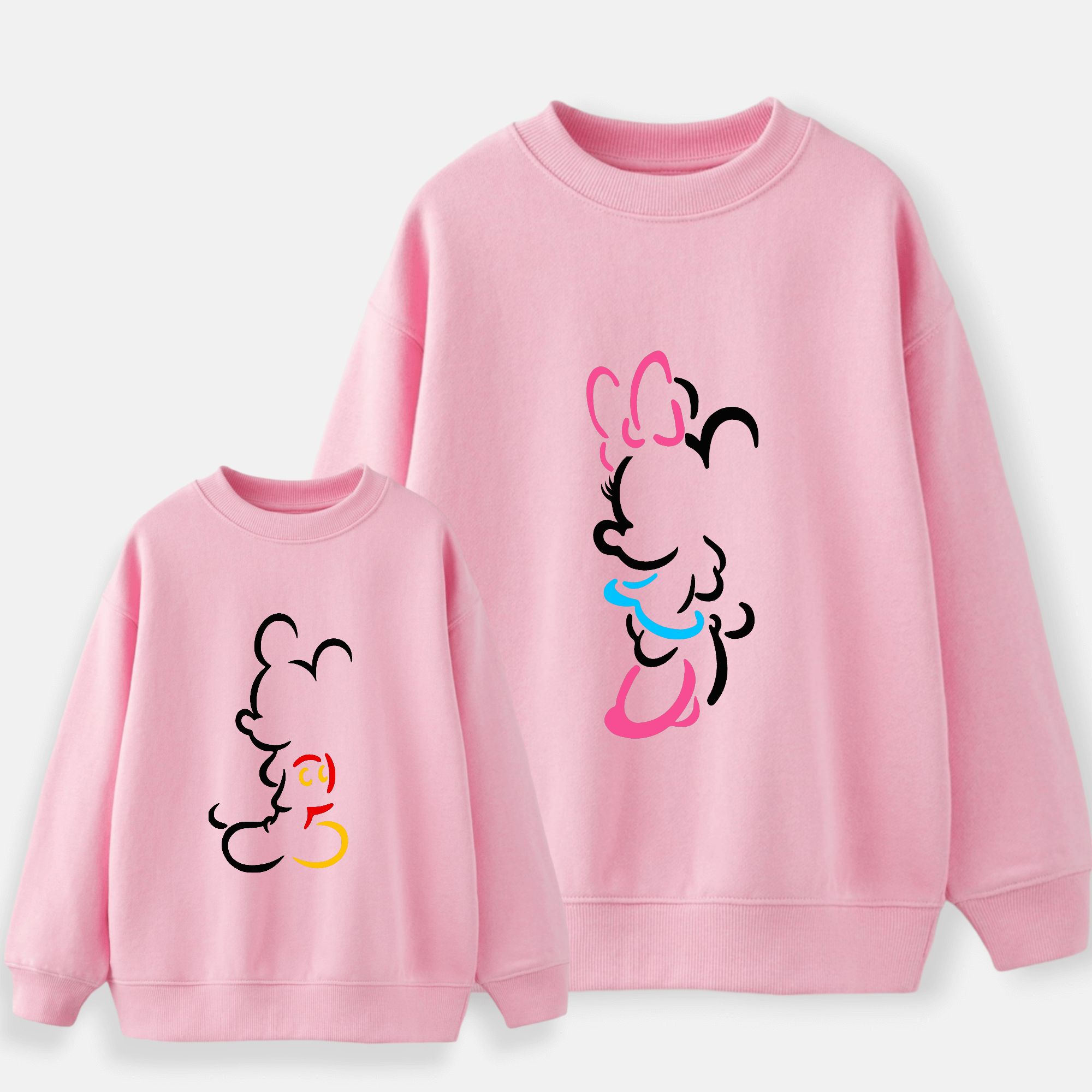 Sudadera Mickey-Minnie Silueta