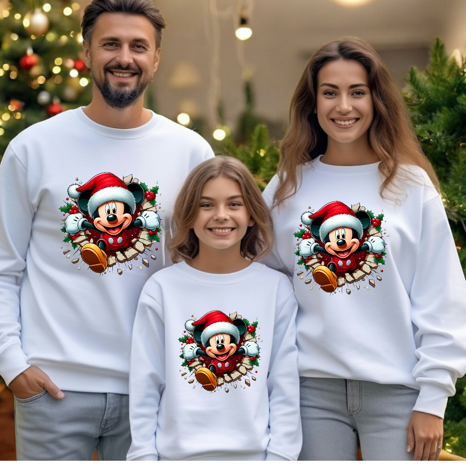 Sweat-shirt de Noël M&M