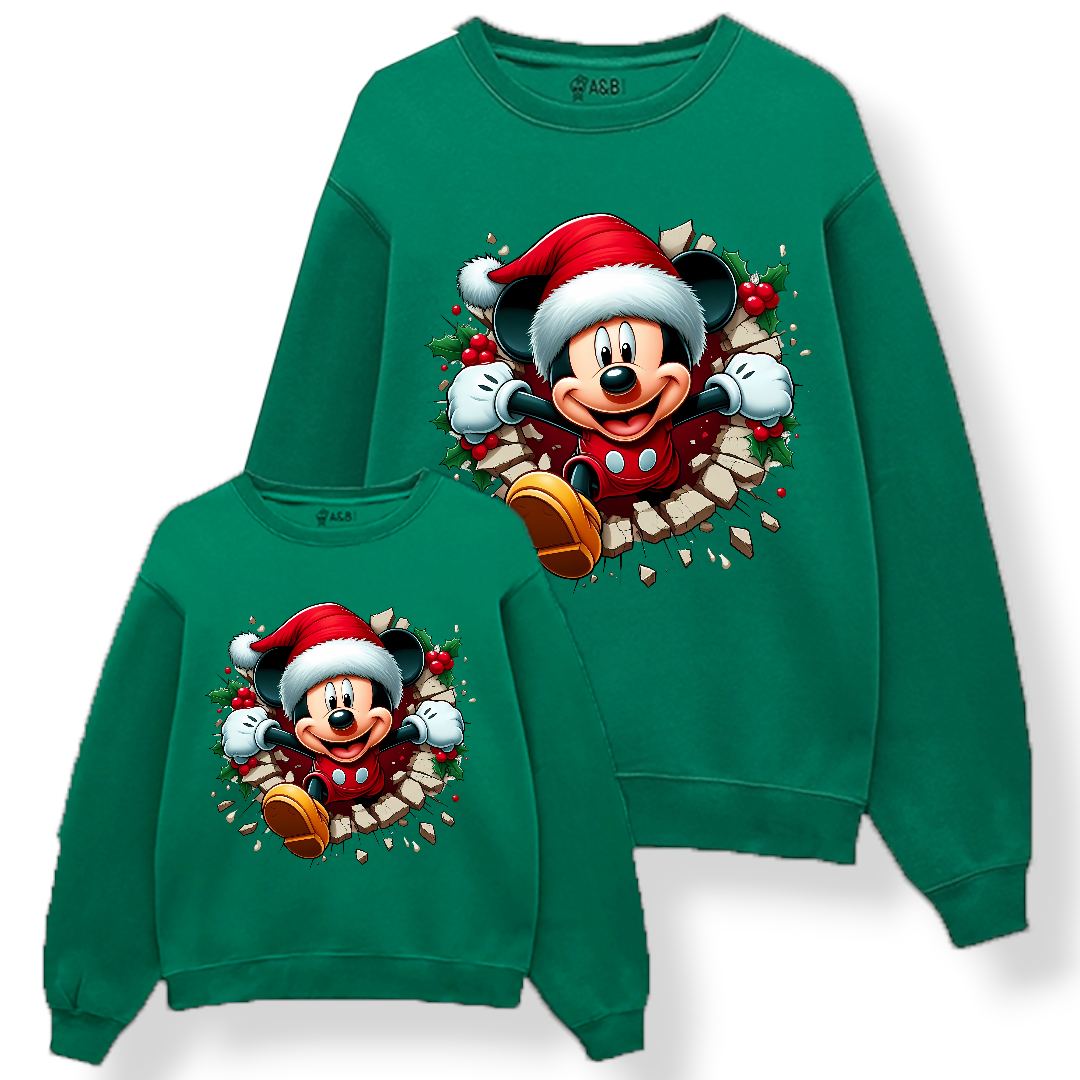 Sweat-shirt de Noël M&M