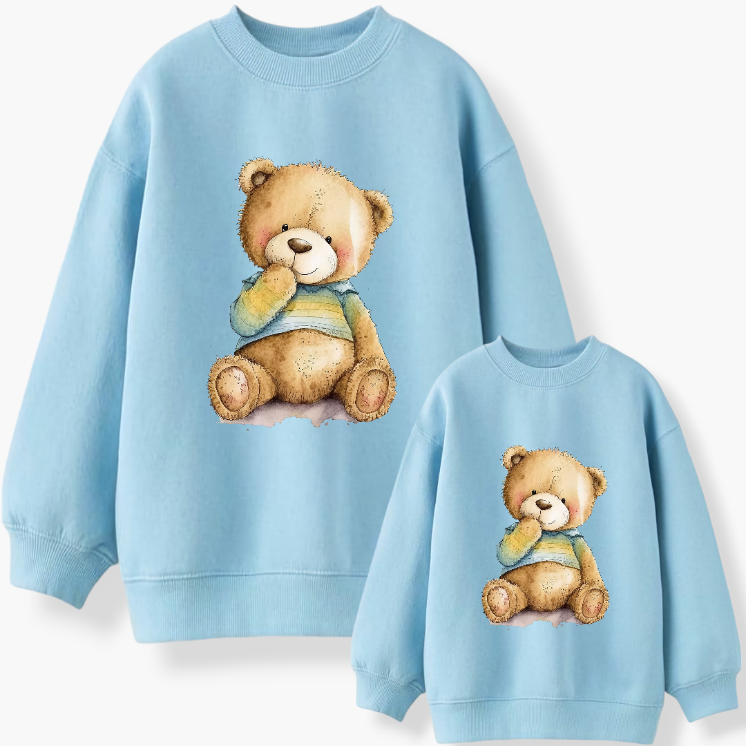 Sweat-shirt maman et fille