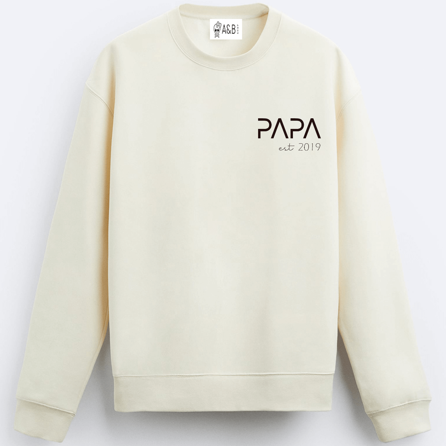 Sudadera Papa-Mama-Mini Letter