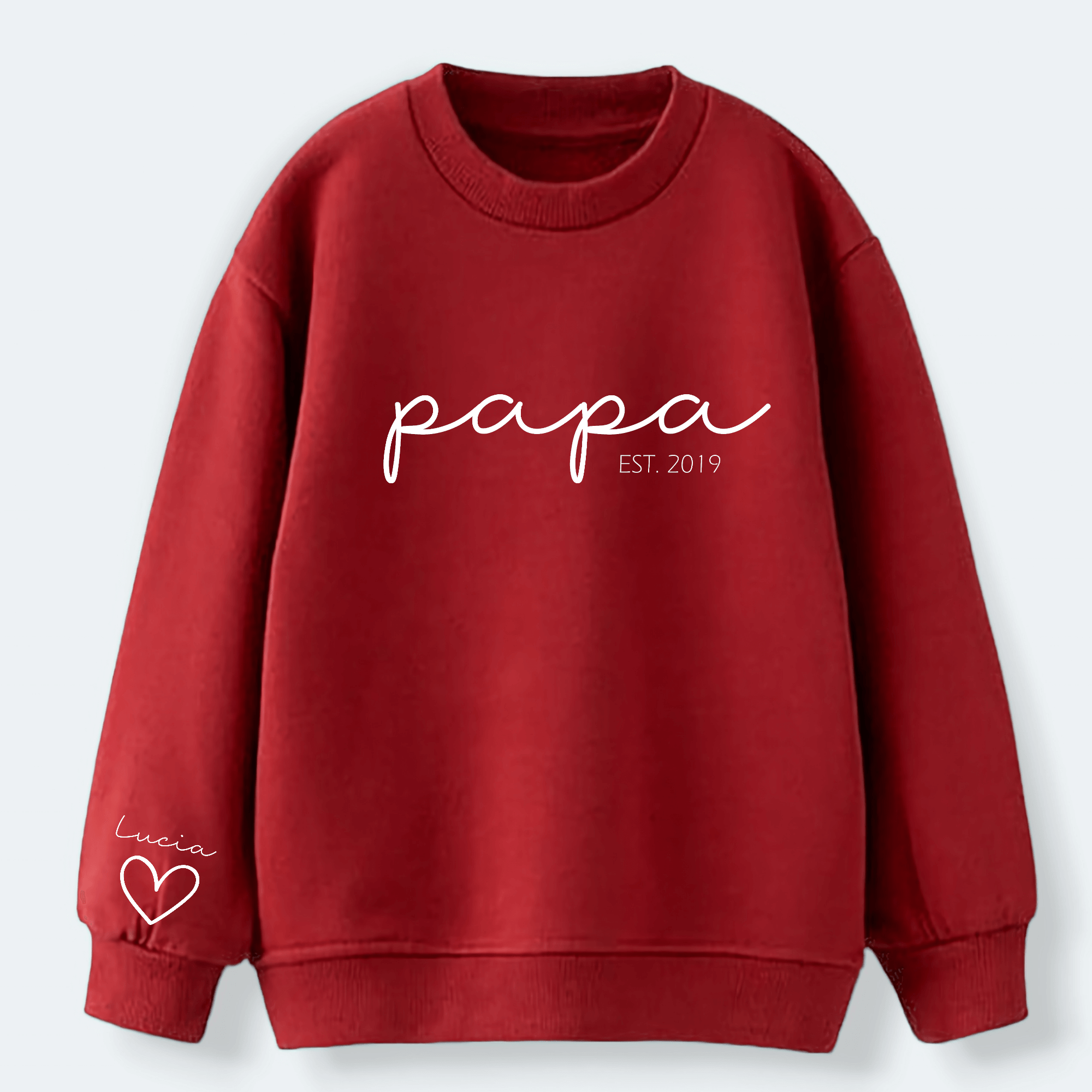 Sudadera Papa-Mama Mini Cuore Algodón