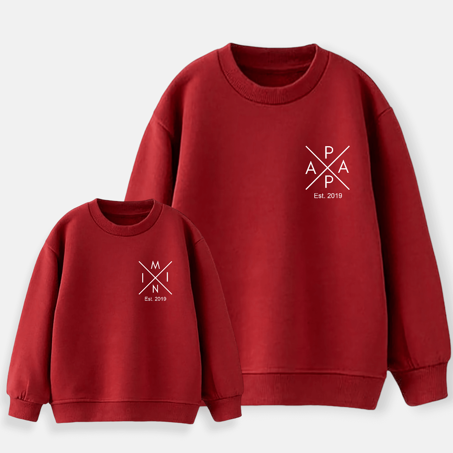 Sudadera Papa-Mama X Mini Algodón