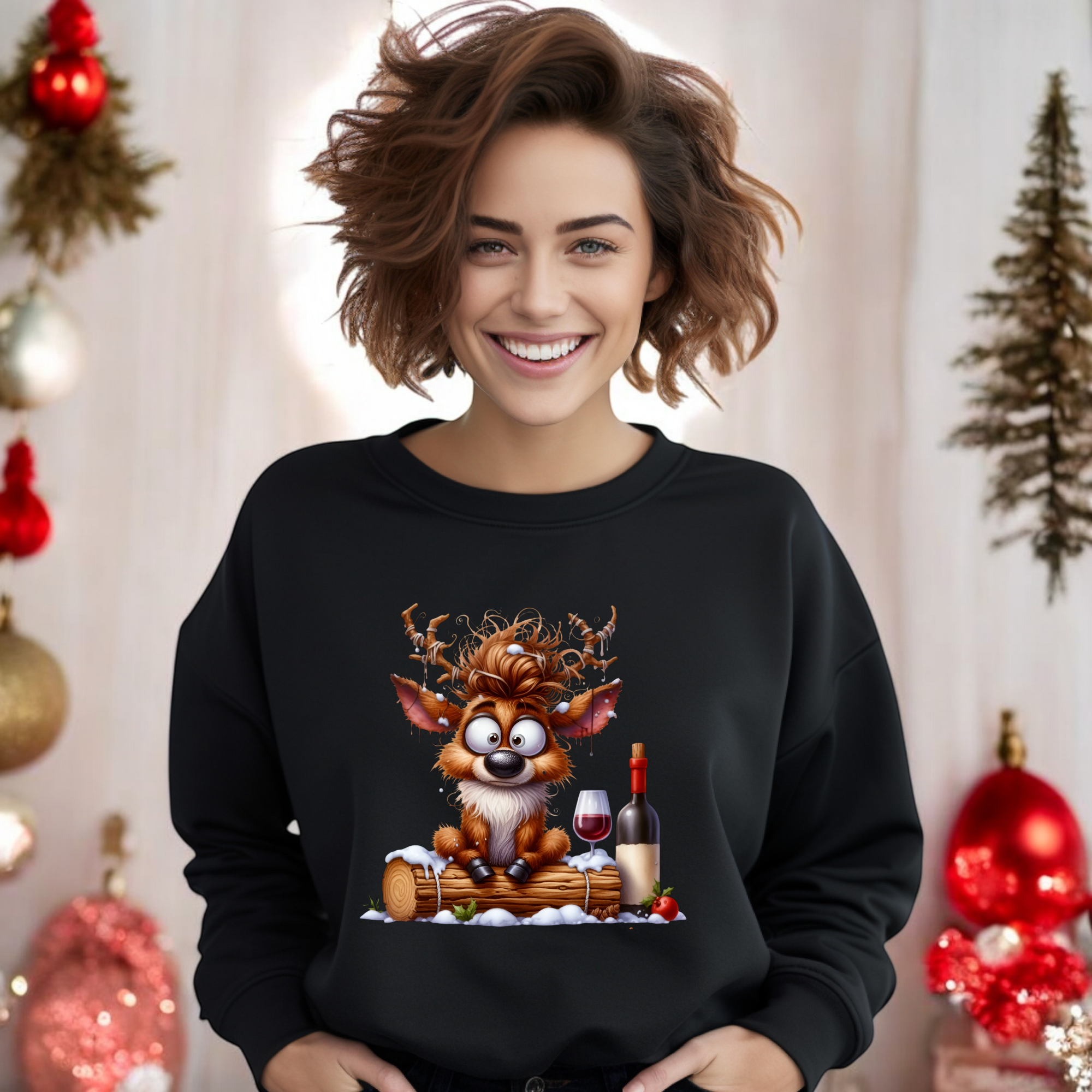 M & M Weihnachts -Sweatshirt