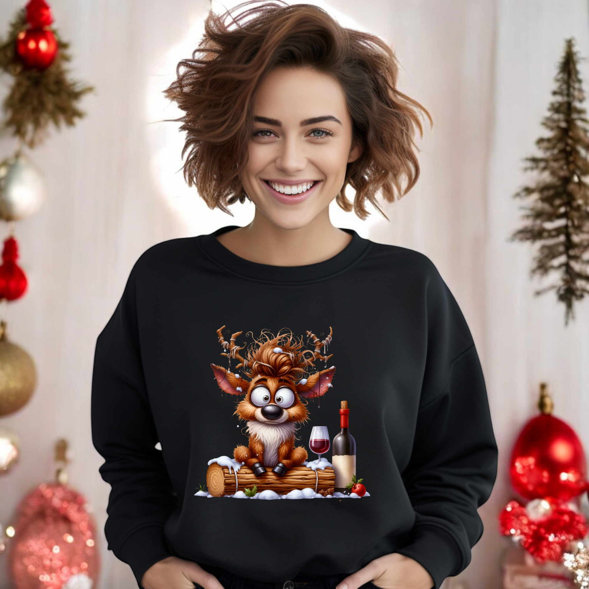 Sweat-shirt de Noël M&M