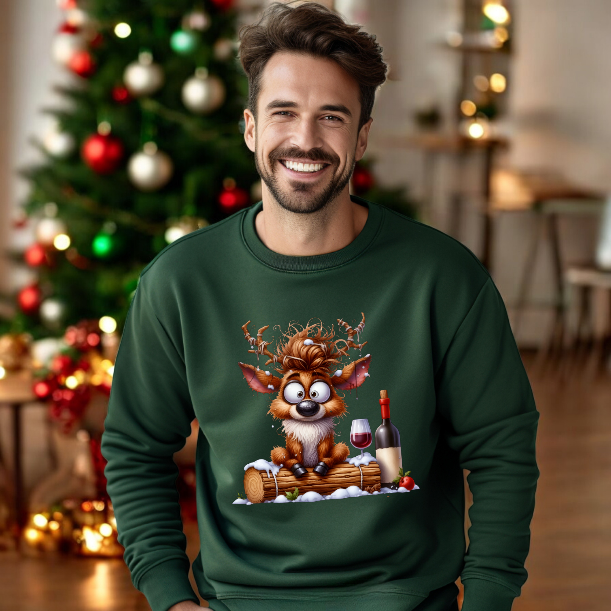 Sweat-shirt de Noël M&M