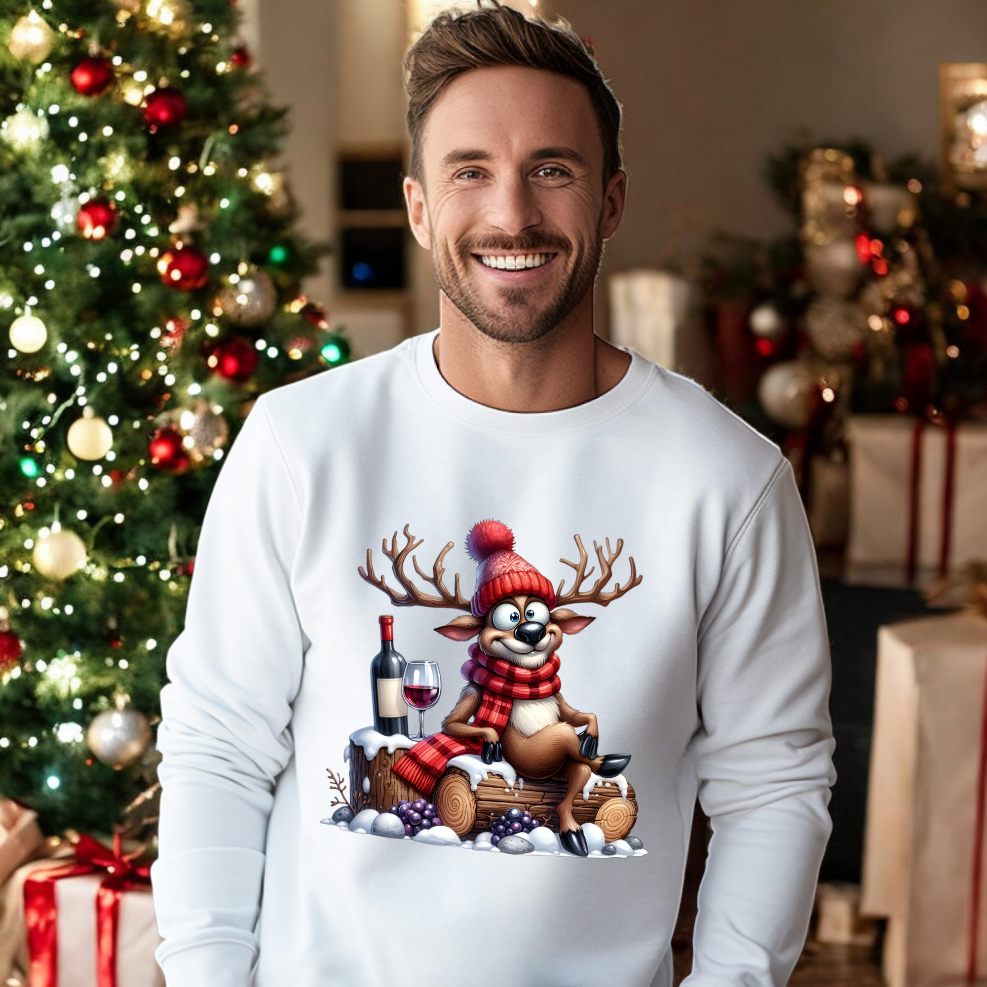 M & M Christmas sweatshirt