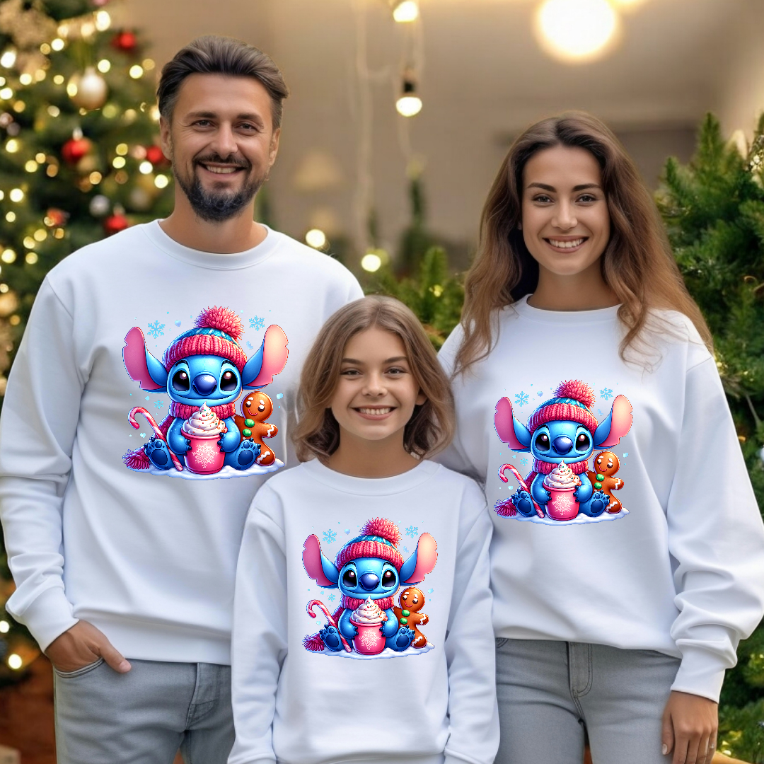 Sudadera Stich pompón navidad !!