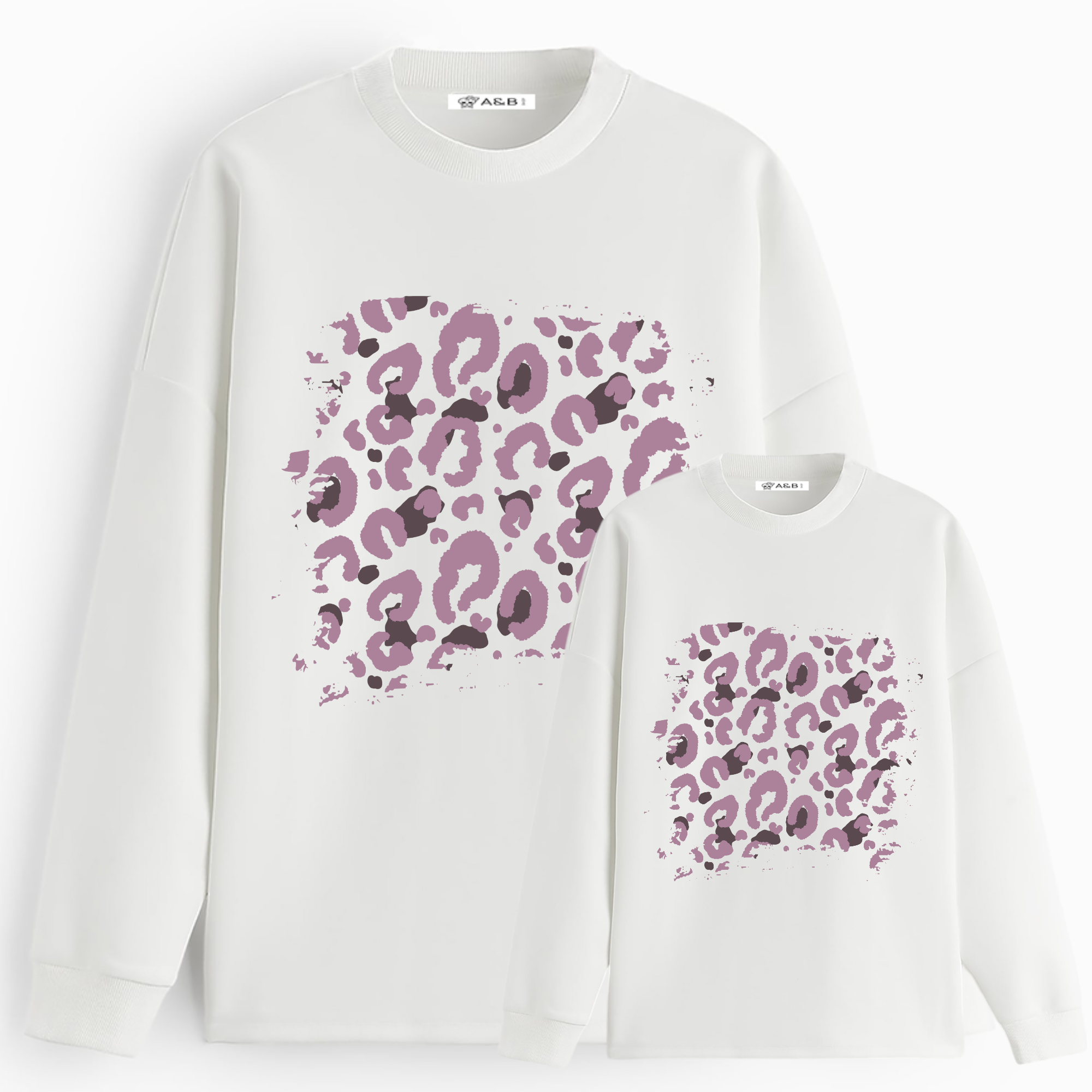 Sweat-shirt maman et fille