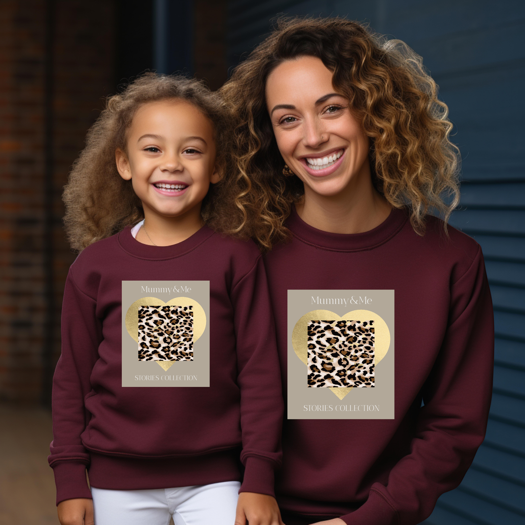 Sweat-shirt maman et fille