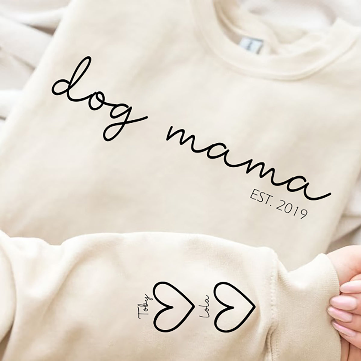 Sudadera Dog Papa-Mama Cuore