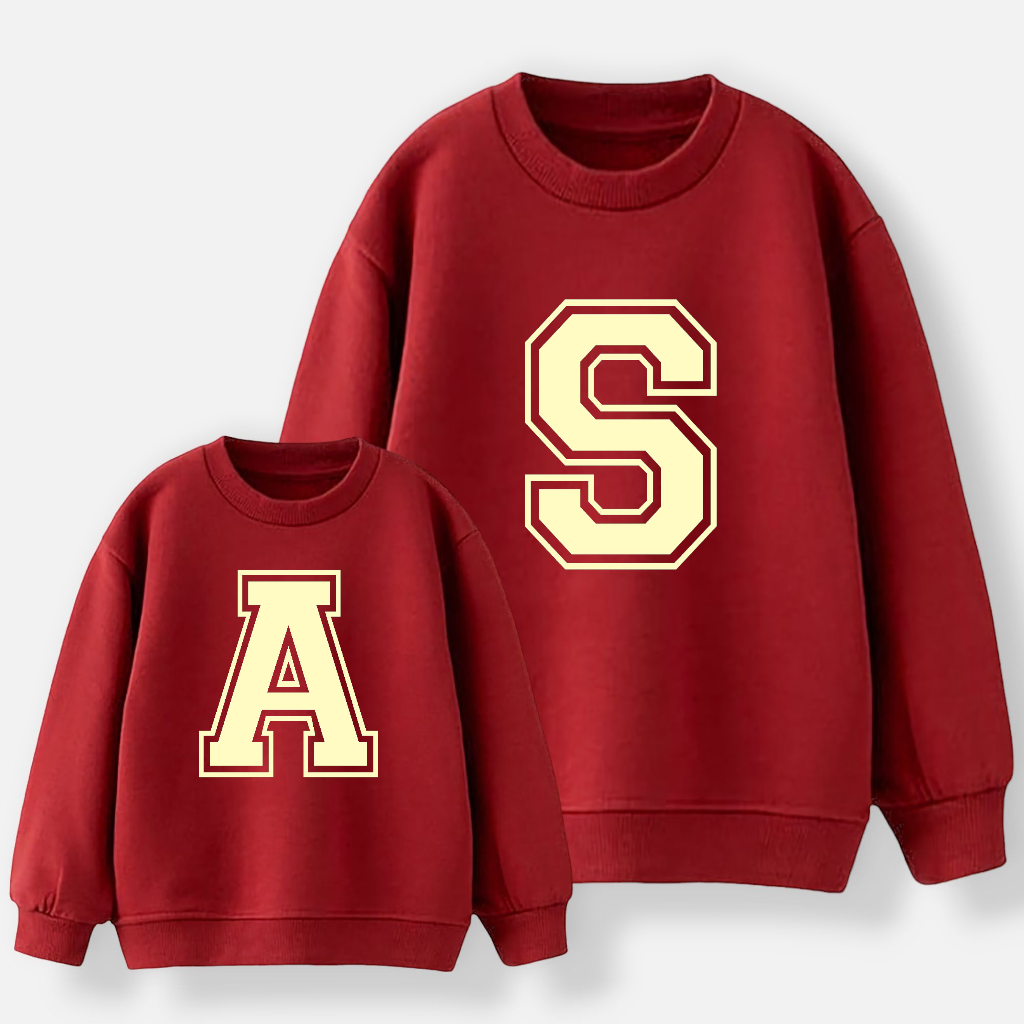 Sudadera Personalizable Inicial Mantequilla