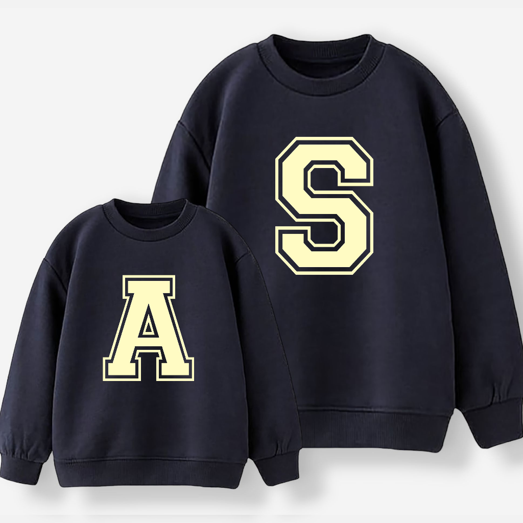 Sudadera Personalizable Inicial Mantequilla