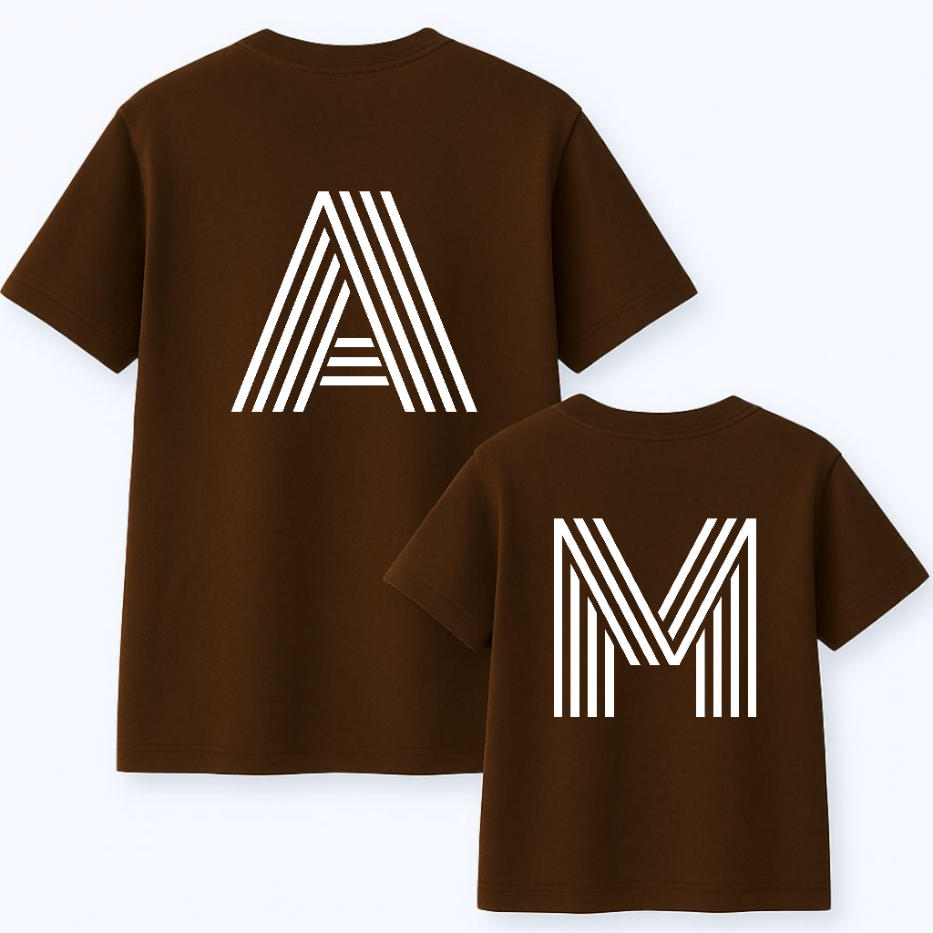 Camiseta Personalizada Espalda Inicial Retro