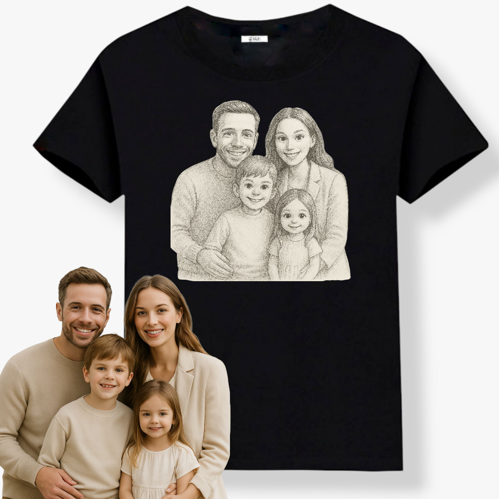 T-shirt Couronne Roi-Reine-Princesse-Prince