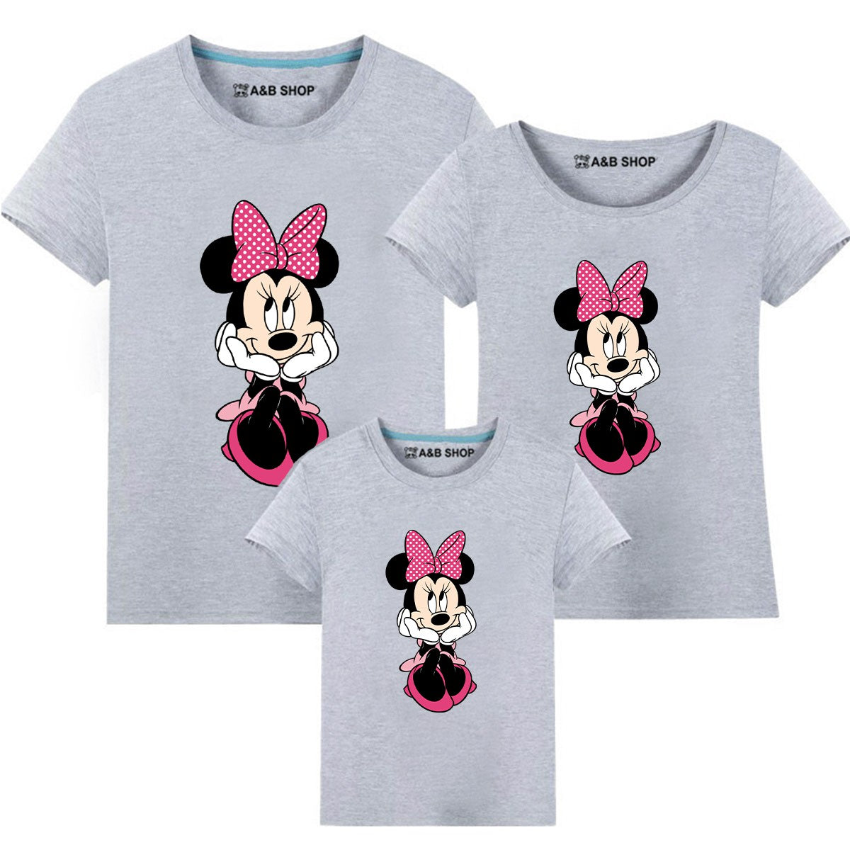 Camiseta Minnie Mouse Lazo rosa