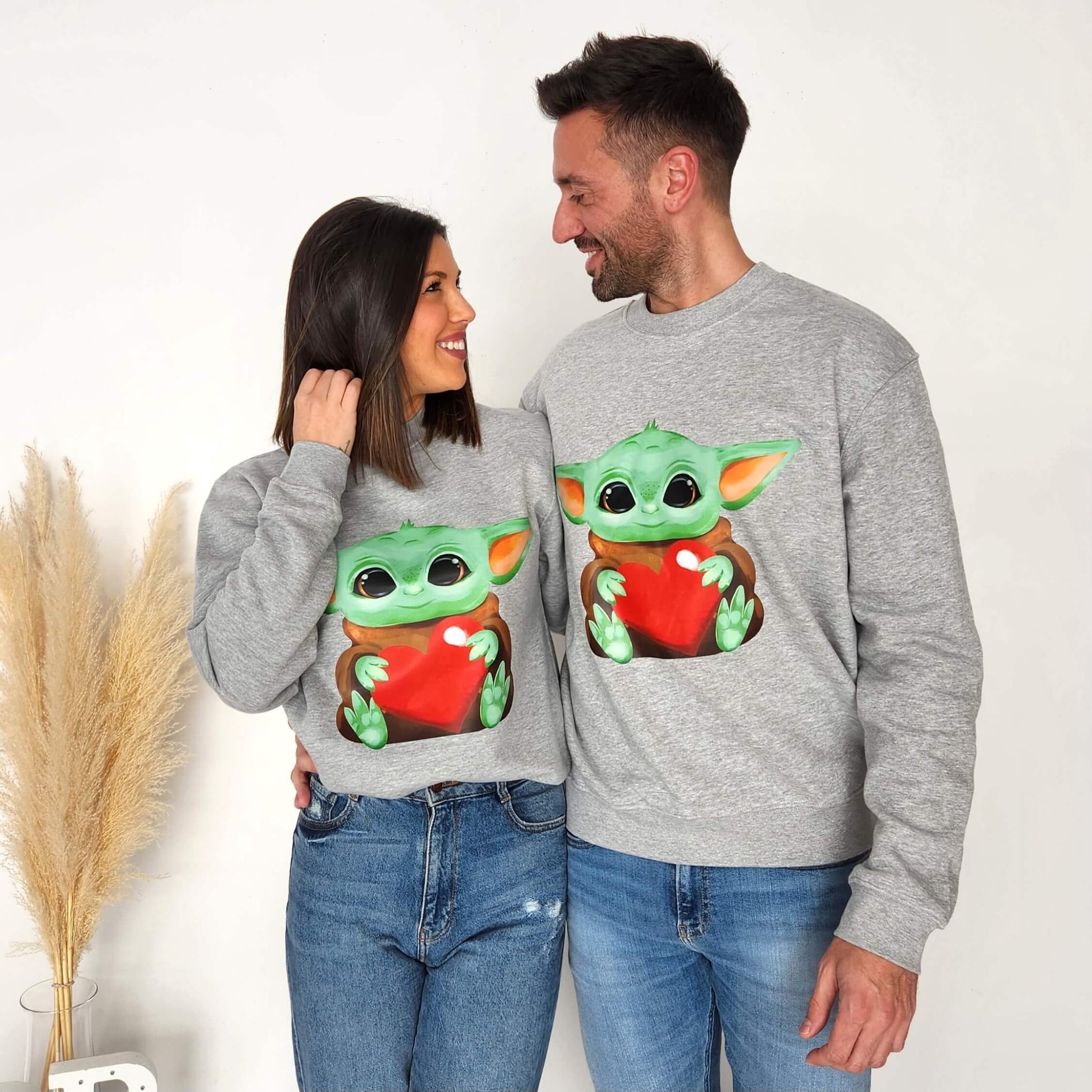 Sudadera Yoda Valentine. Sudaderas San Valentín
