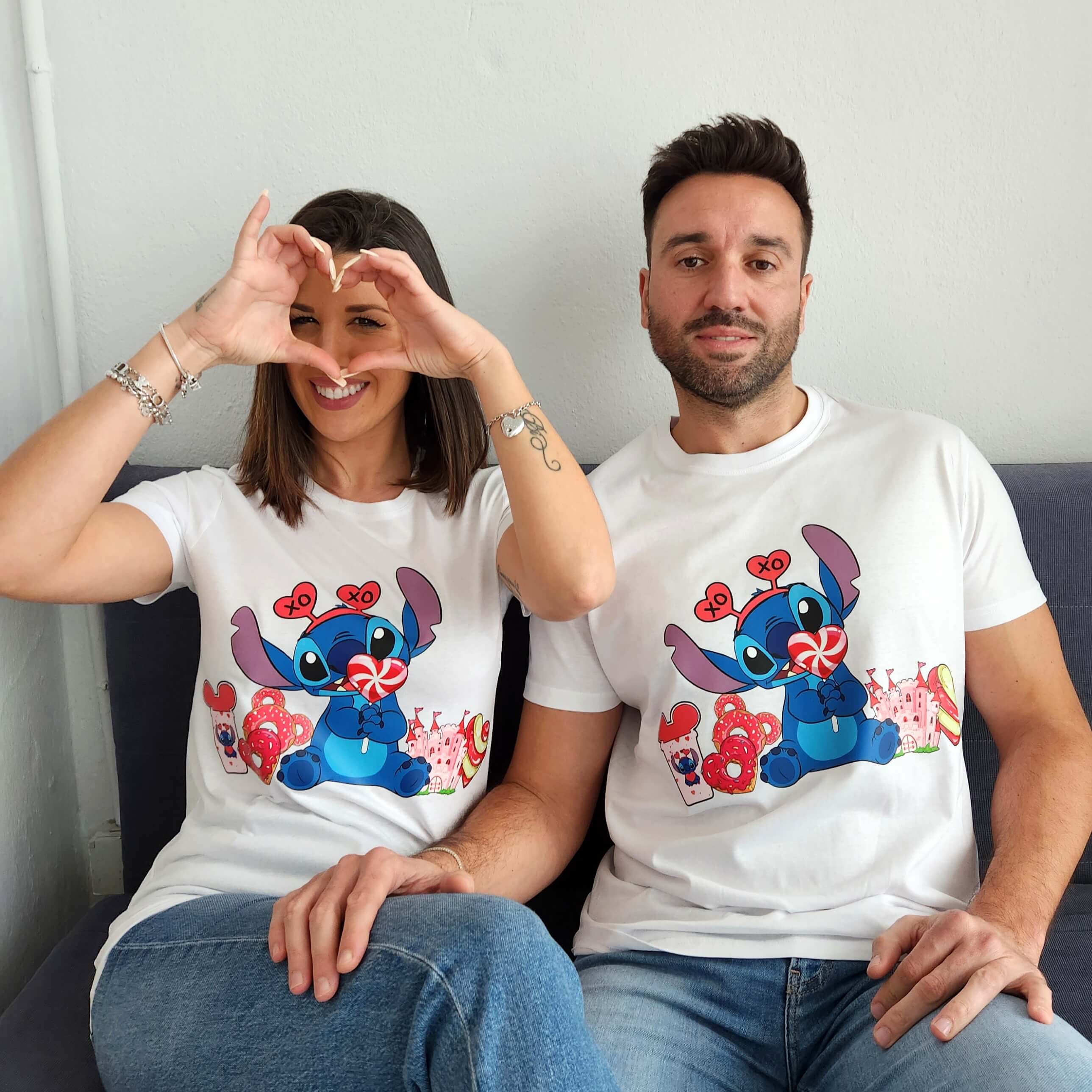 Camisas para discount parejas de stich