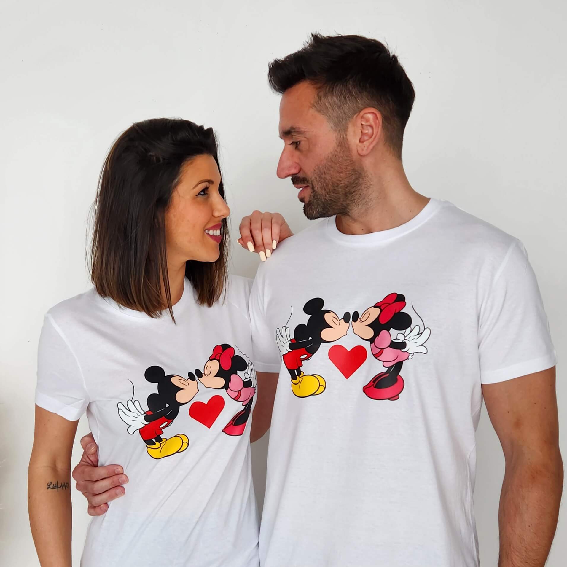 Camiseta M-M in Love. Camisetas San Valentín