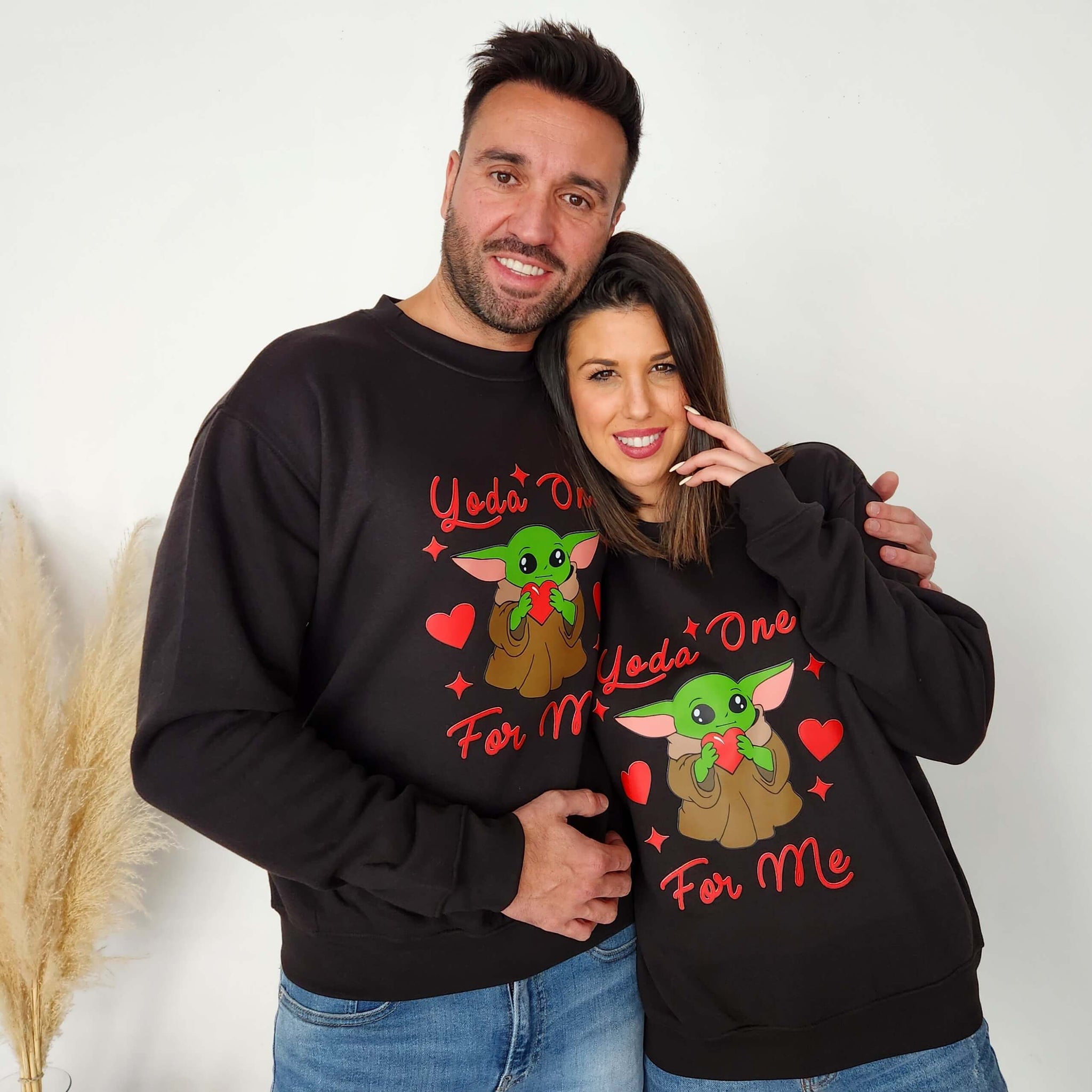 Sudadera Yoda one for me. Sudaderas San Valentín