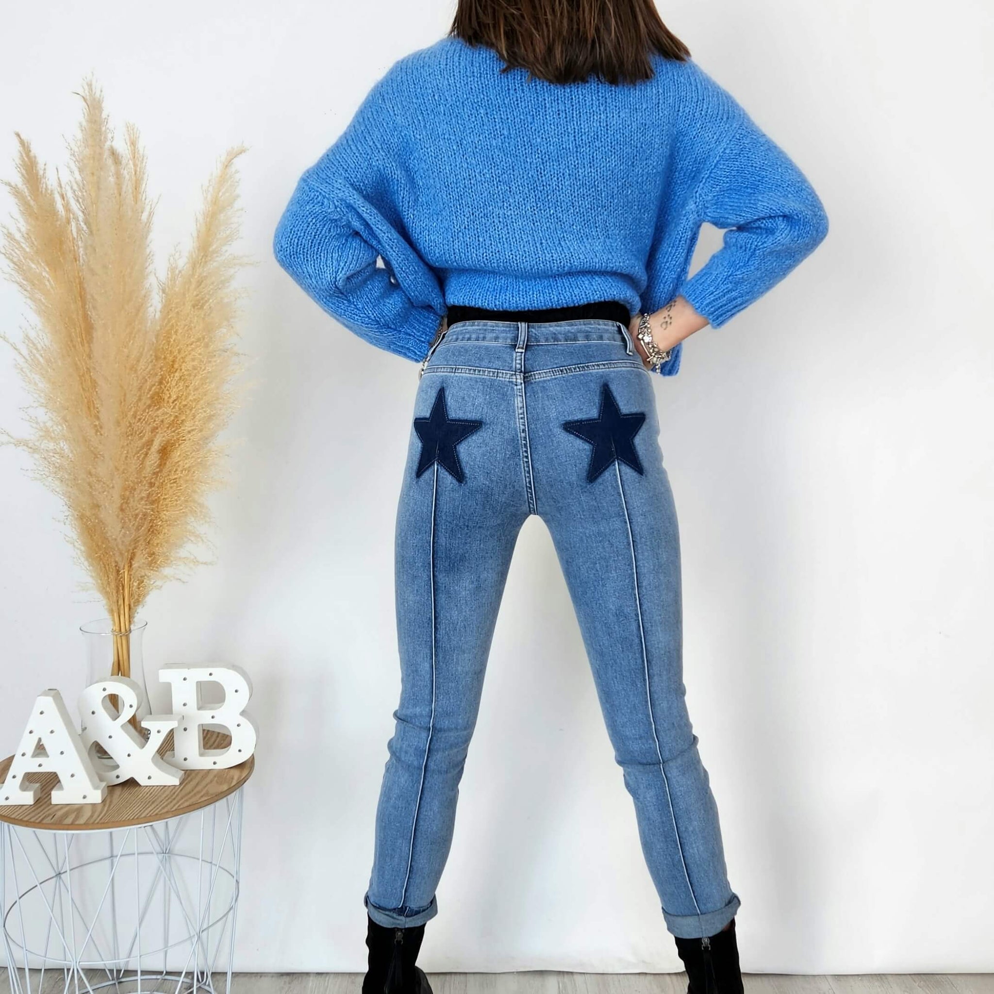 Jeans Dettagli stelle