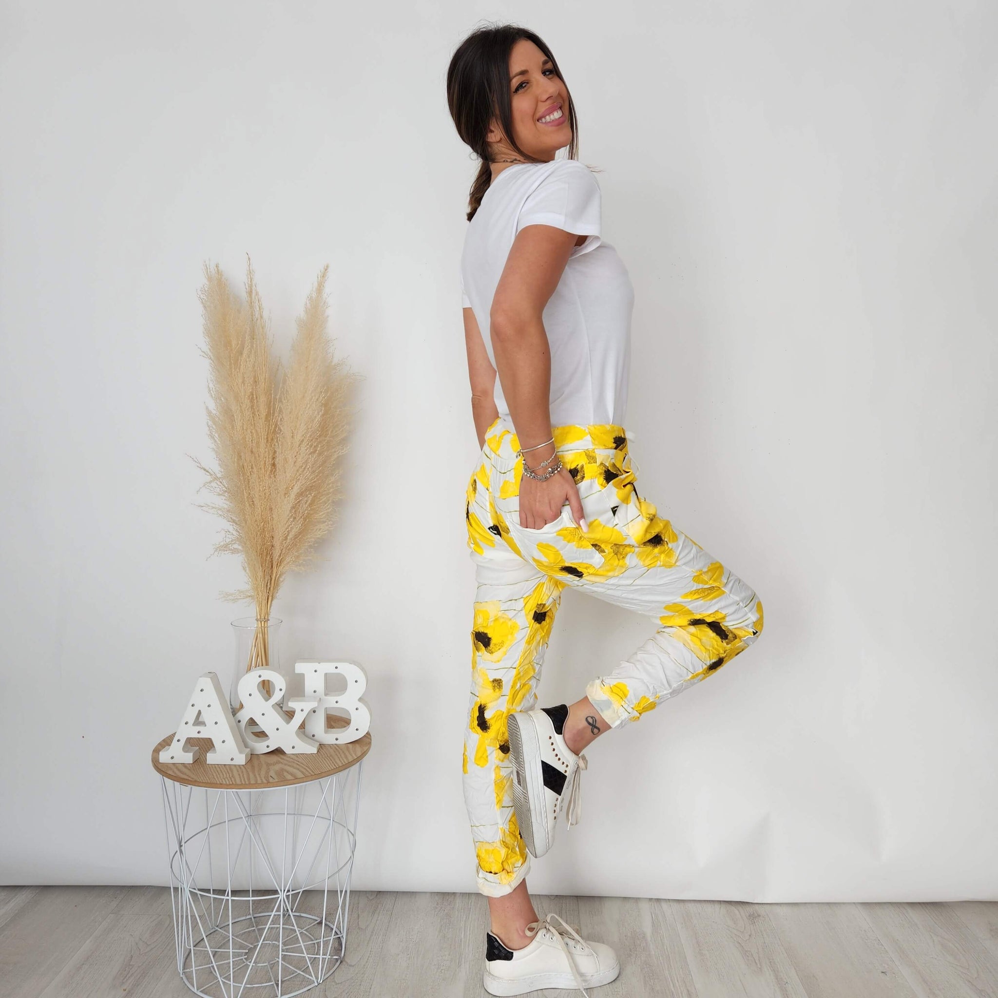 Pantalón Lidia amarillo