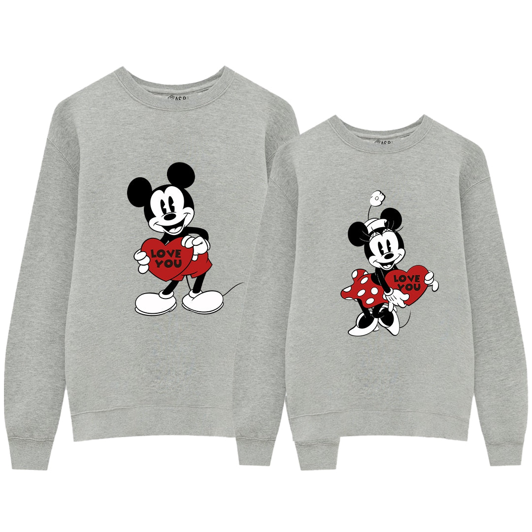Mickey & Minnie Love Youart sweatshirt