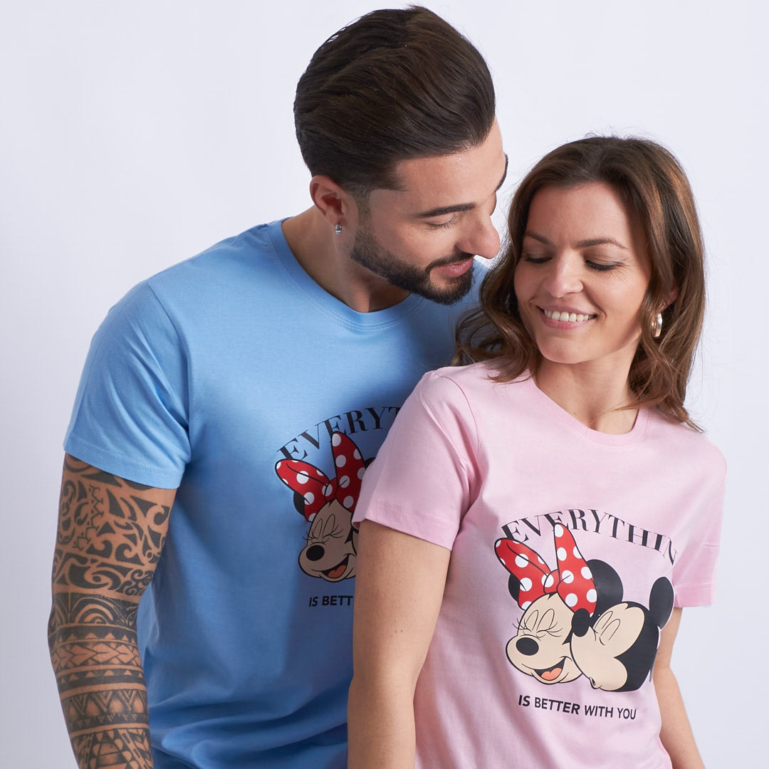 Mickey & Minnie alles ist besser mit u t -Shirt