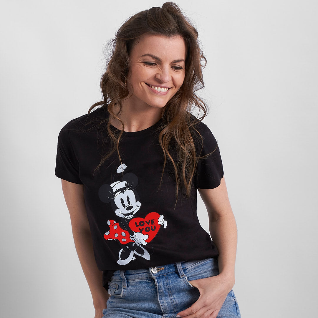 Mickey & Minnie Love Youart T -Shirt