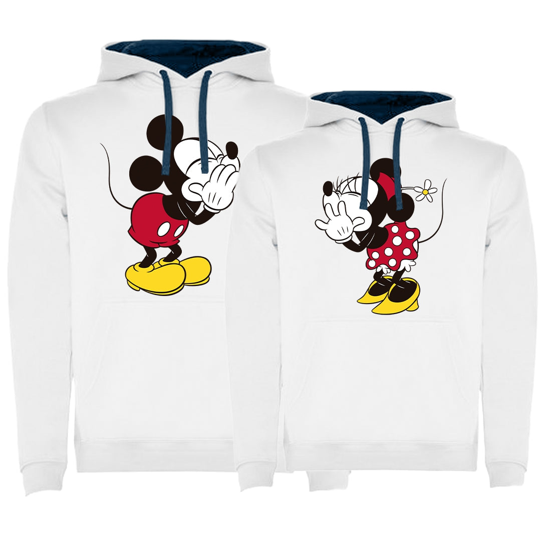 Premium Mickey & Minnie Secret Bicolor sweatshirt
