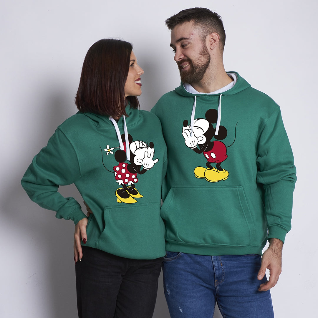 Premium Mickey & Minnie Secret Bicolor sweatshirt