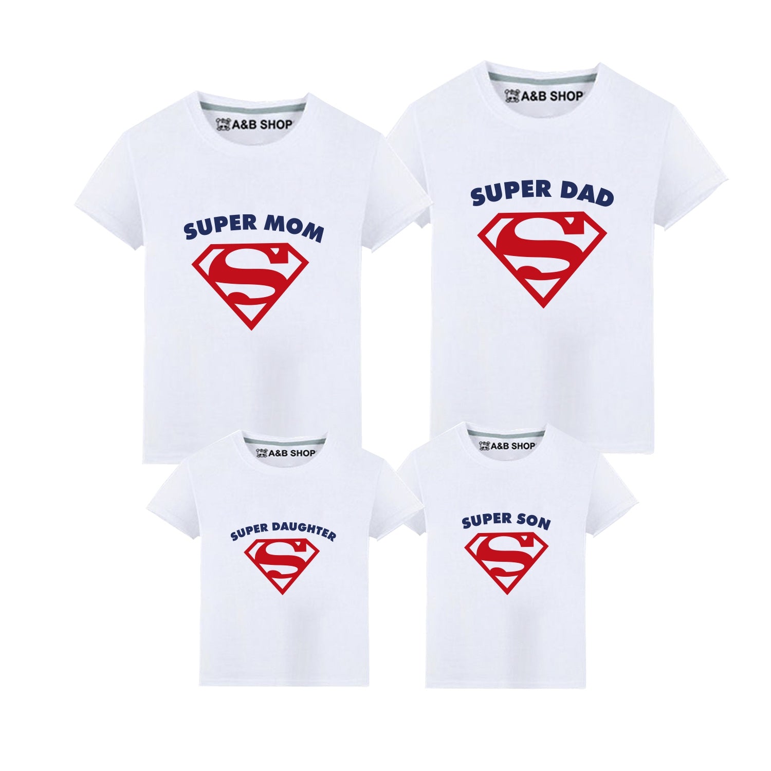 Superidade T -Shirt, mãe e crianças