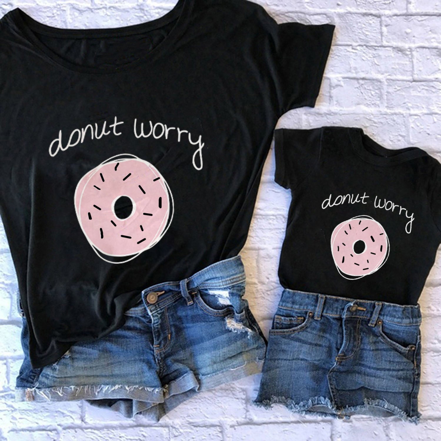 Donut preocupação t -shirt
