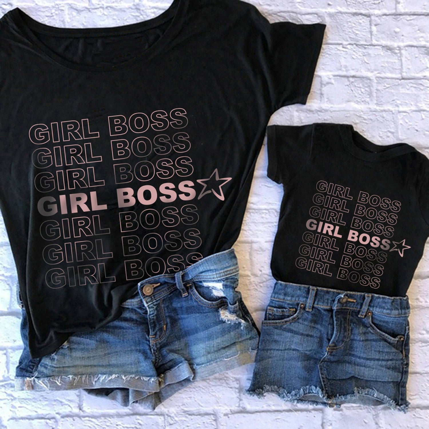 Menina chefe t -shirt