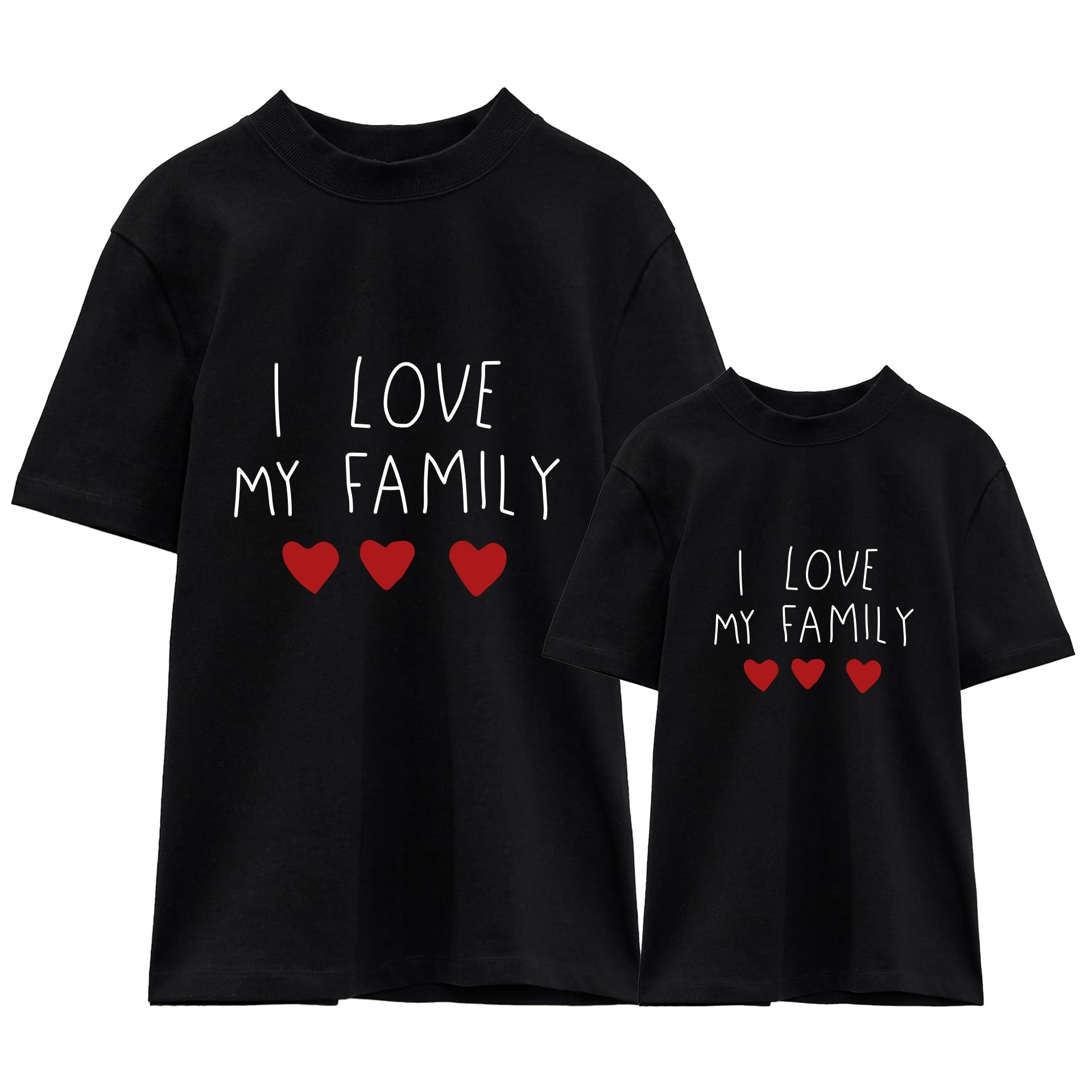 T -Shirt Amo la mia famiglia