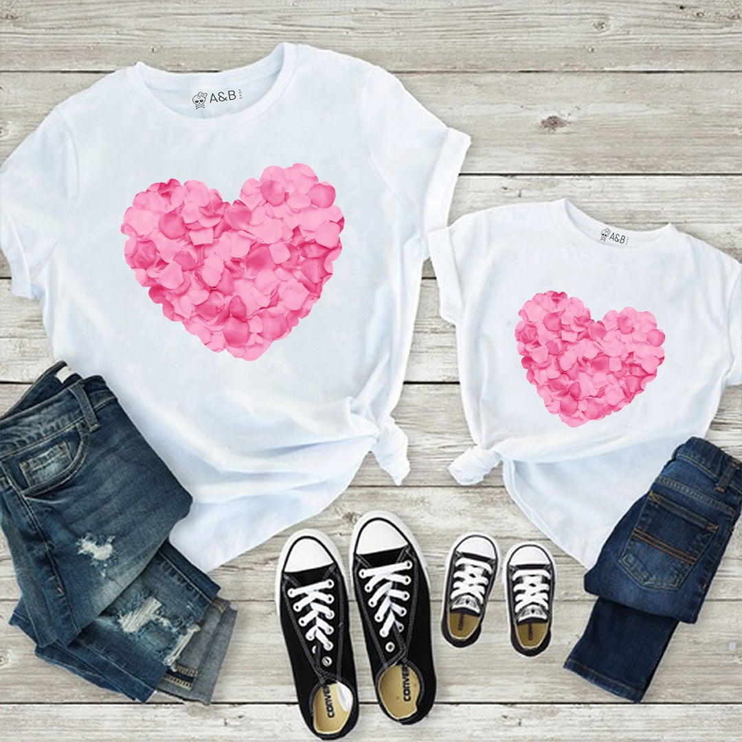 Camiseta Heart Pink