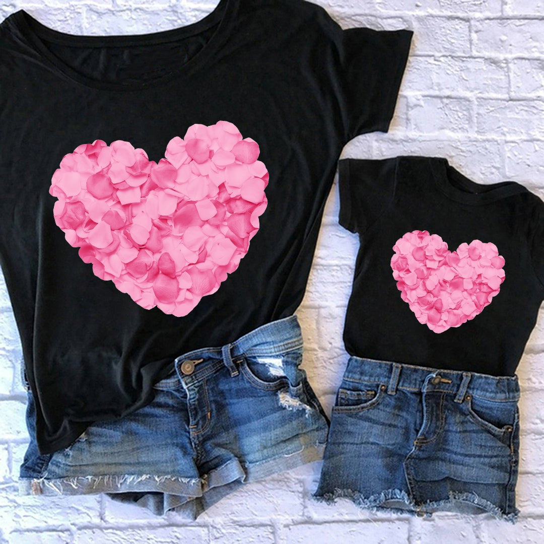 Heart Pink T -shirt