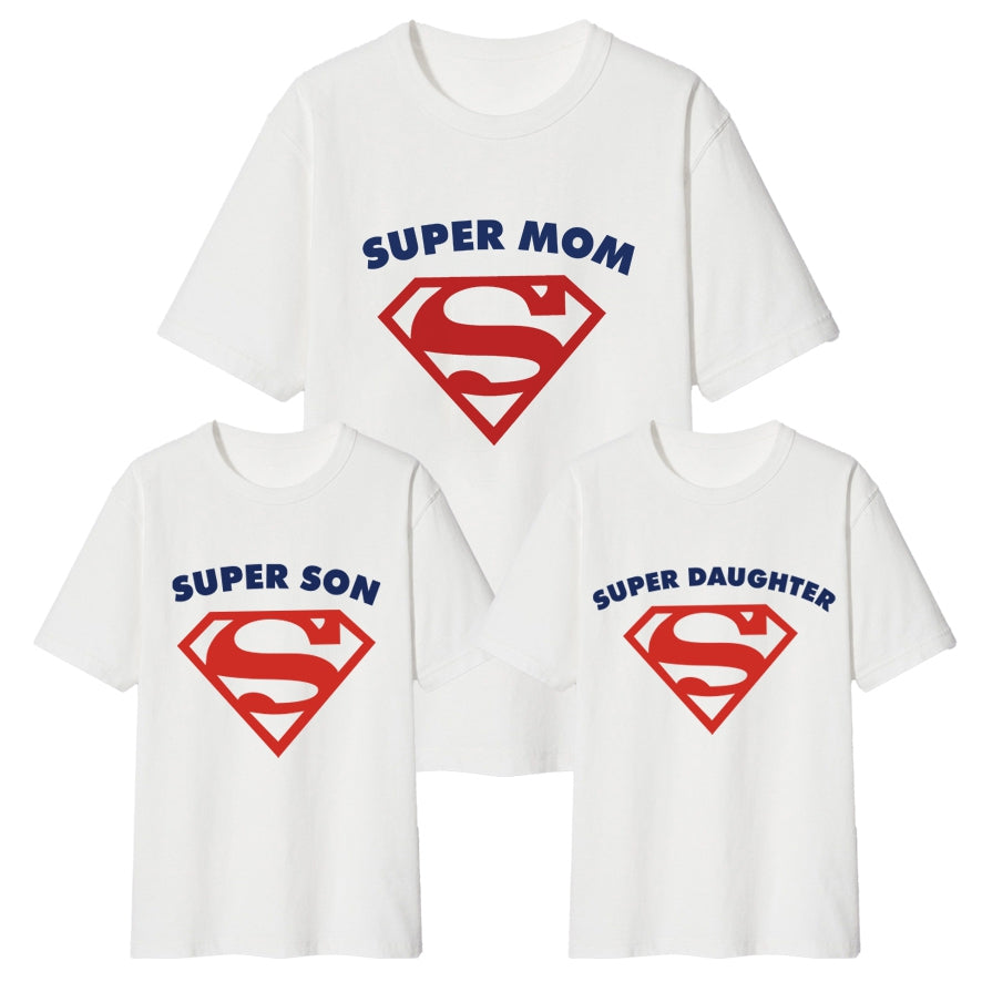 Superity t -Shirt, Mutter und Kinder