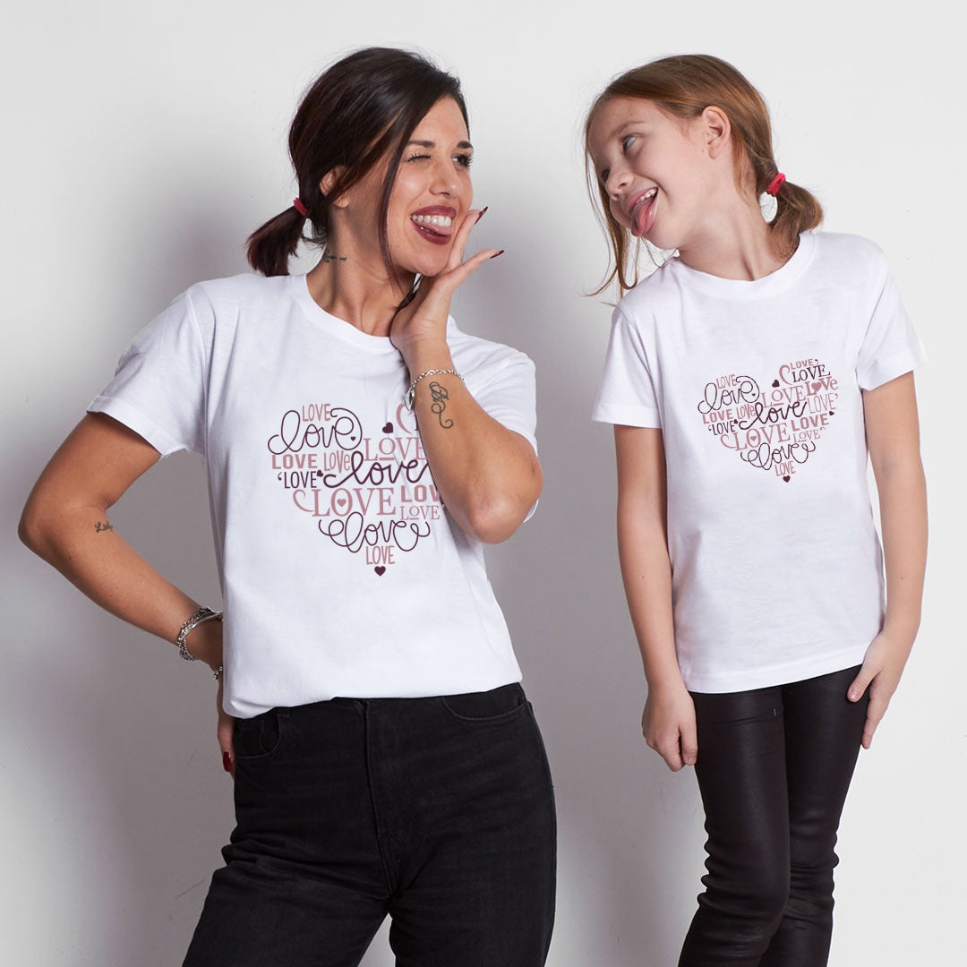 Camiseta Love heart