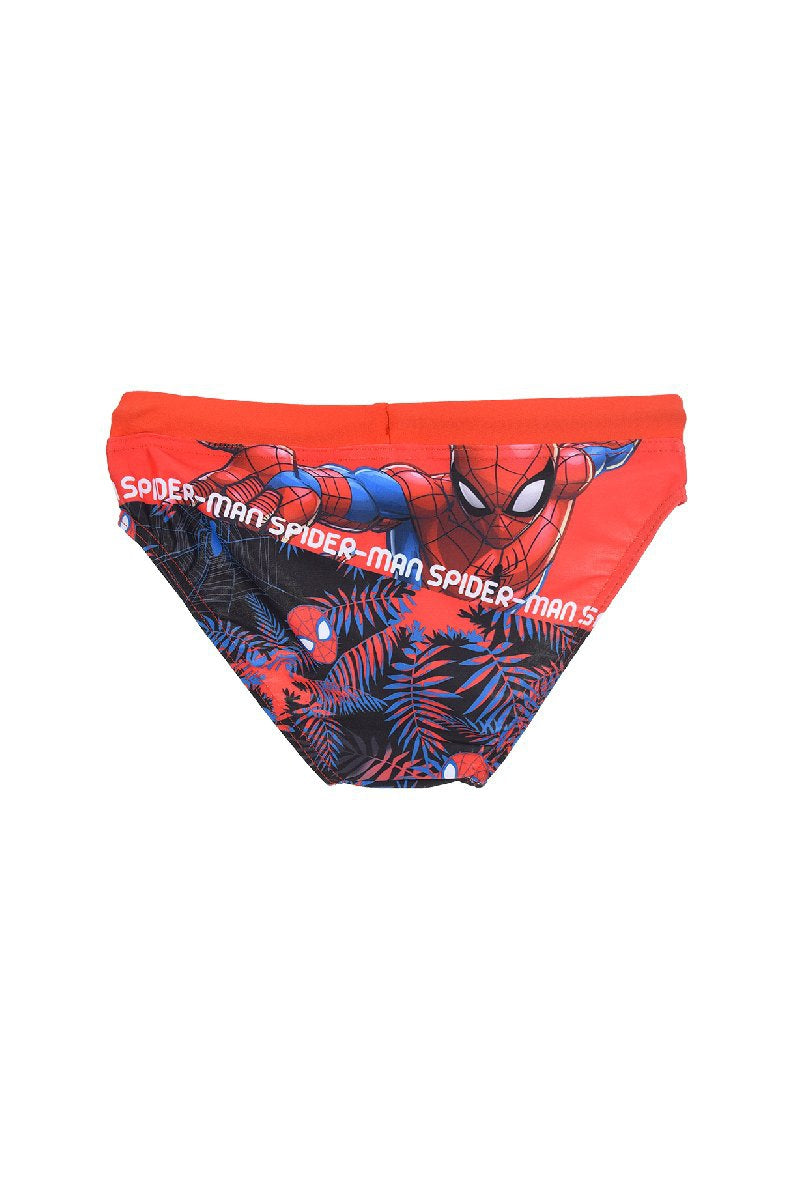 Bañador slip Spiderman cordón