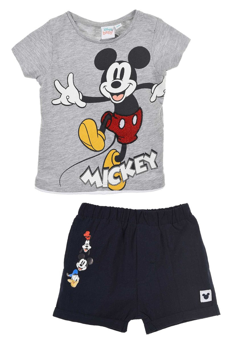 Conjunto Mickey pantalón caras baby