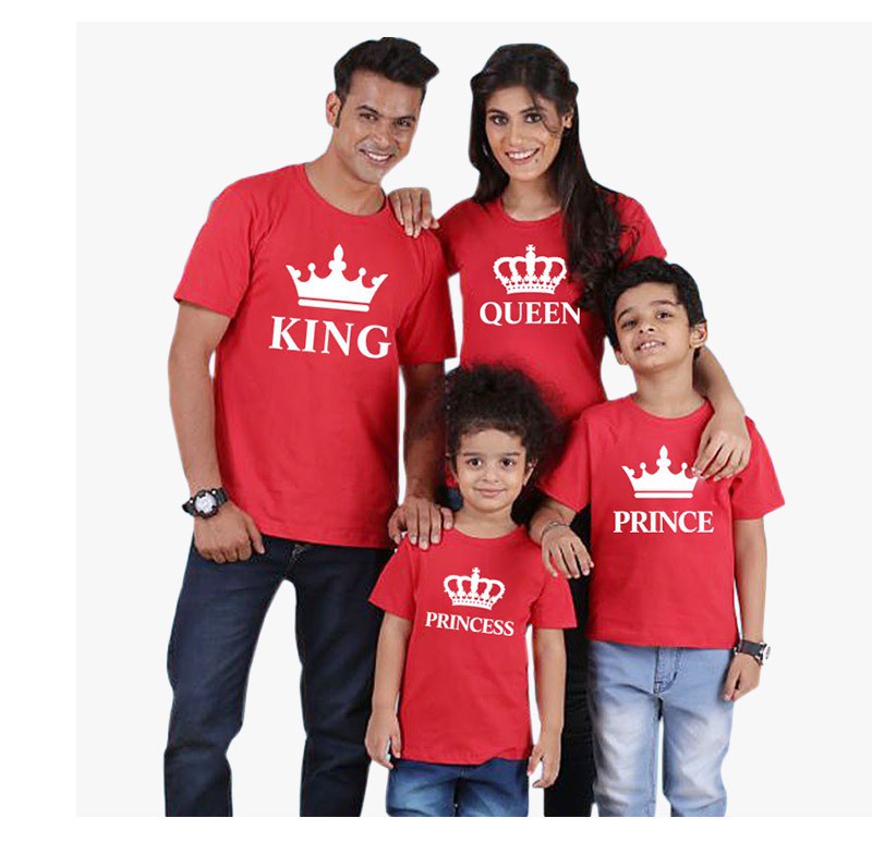 T-shirt Crown King-Queen-prince-prince