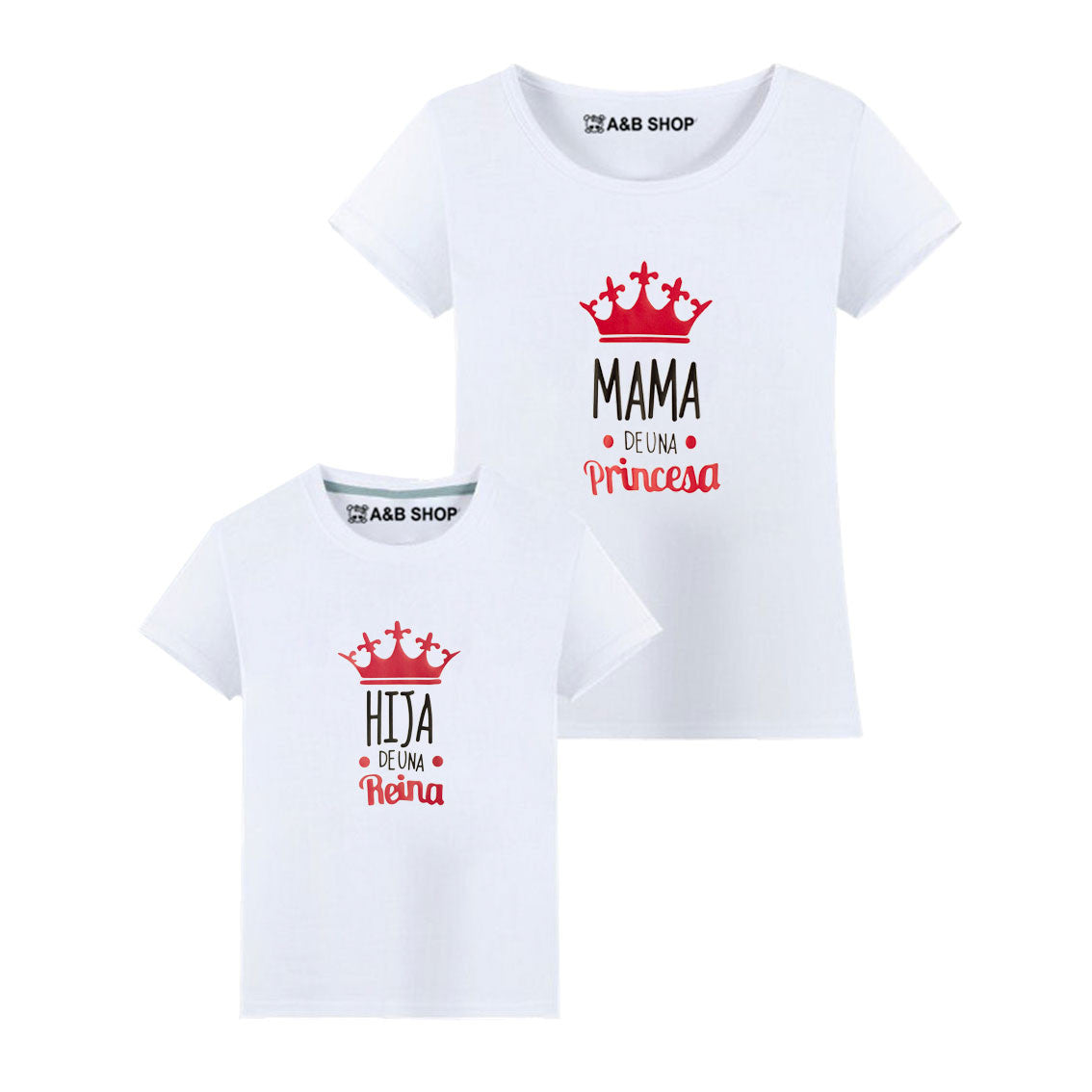 T-shirt maman d'une reine princesse