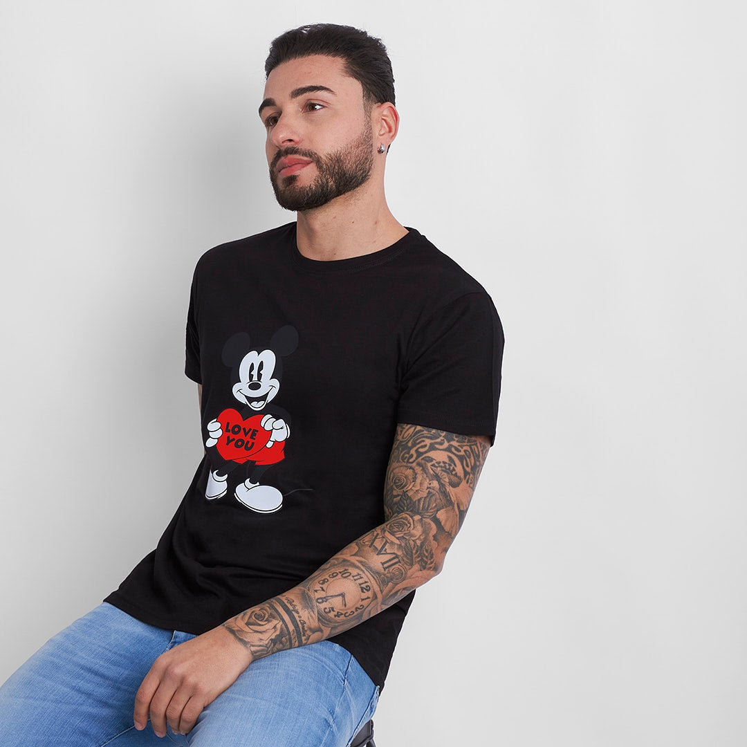 Mickey & Minnie Love Youart T -shirt