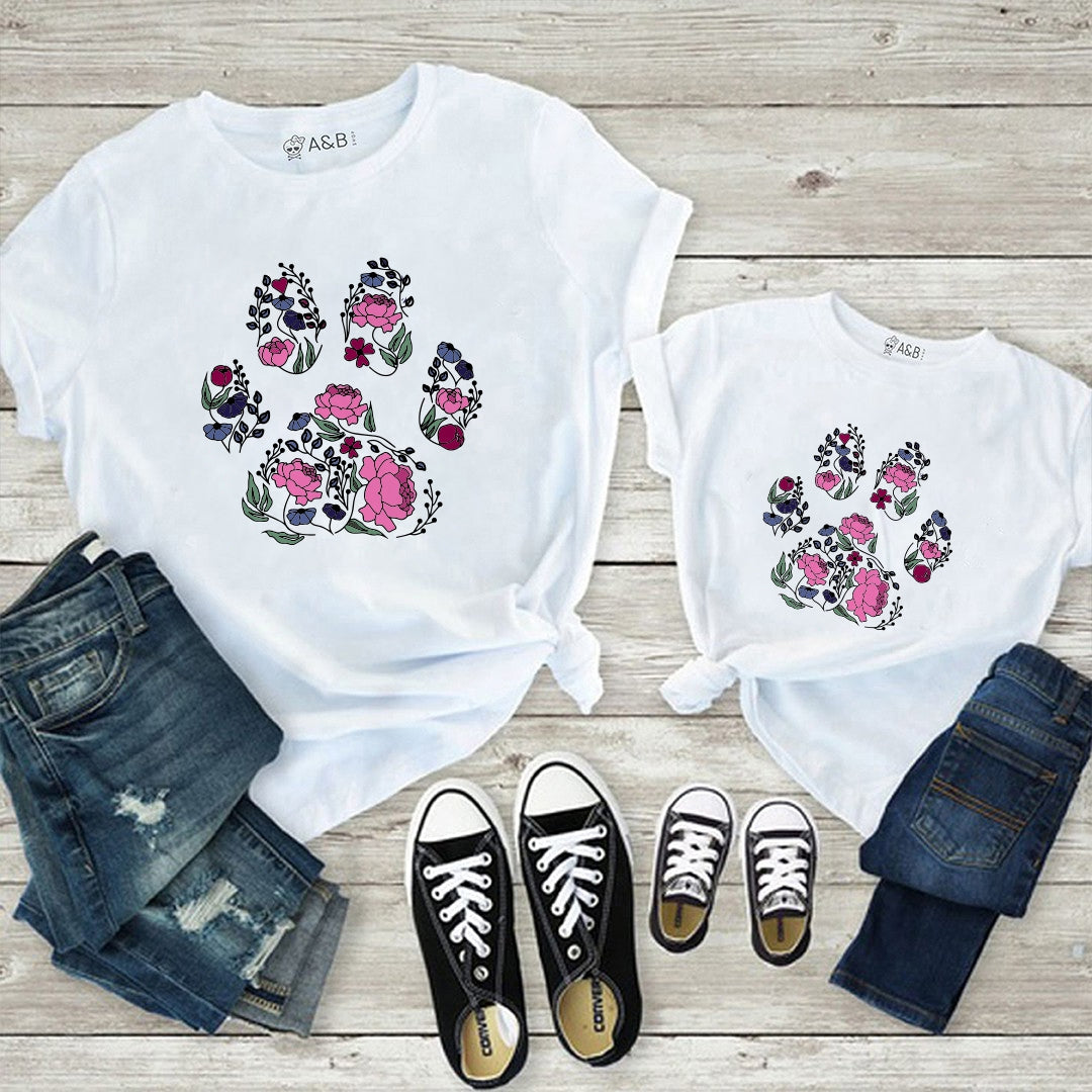 Paw Flower T -shirt