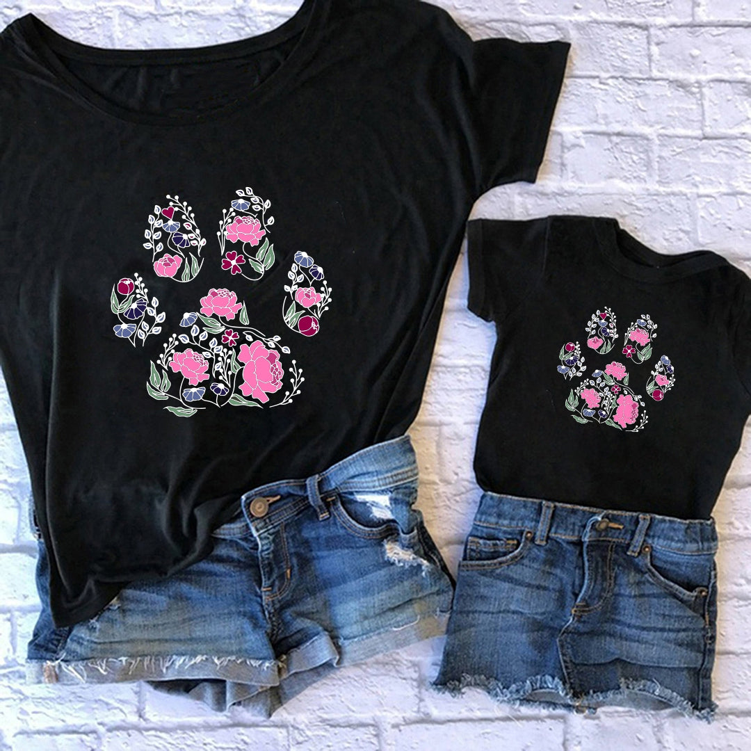 Paw Flower T -shirt