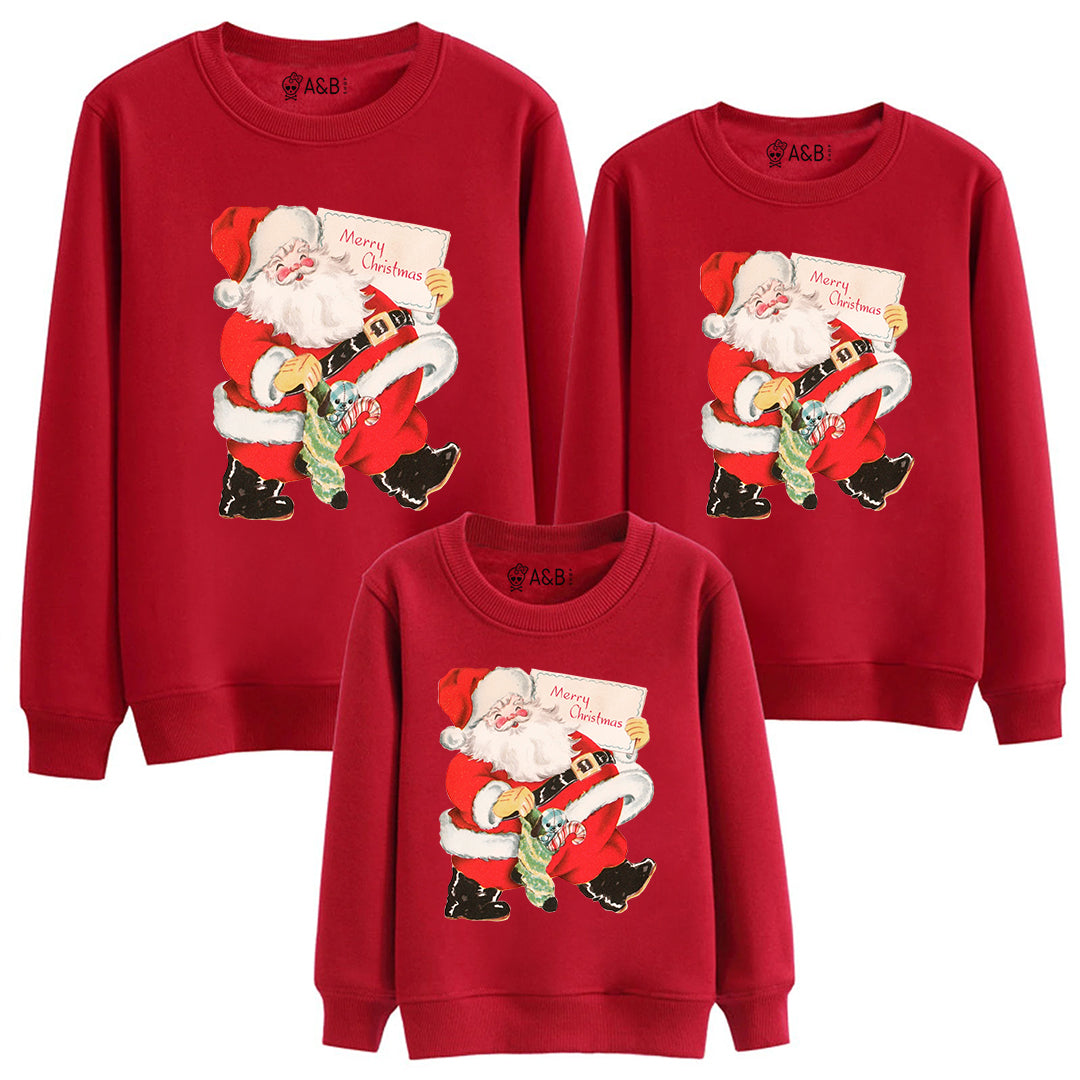 Papa Noel Merry Christmas Sweatshirt